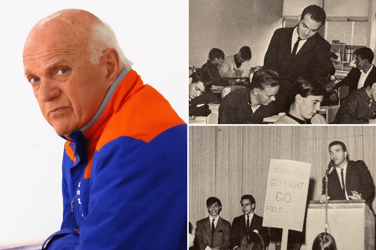 Lou Lamoriello, New York Islanders GM, was a math teacher at a high school in Rhode Island before getting his break in hockey.