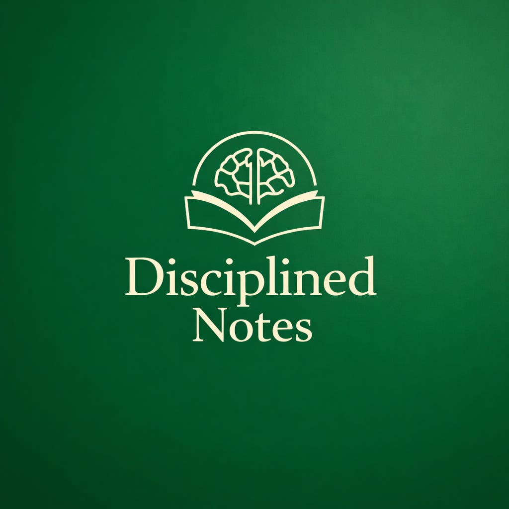 Disciplined Notes