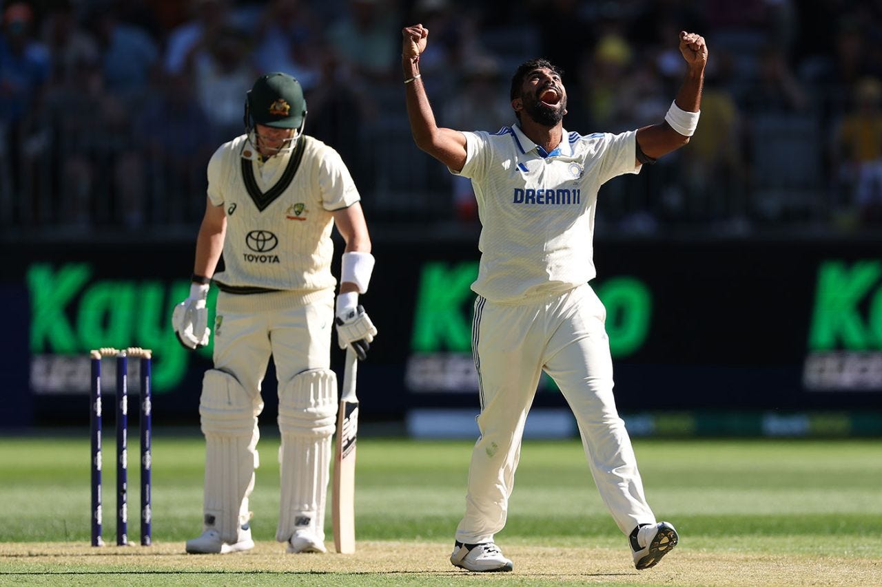Jasprit Bumrah trapped Steven Smith lbw first ball, Australia vs India, 1st Test, Perth, 1st day, November 22, 2024