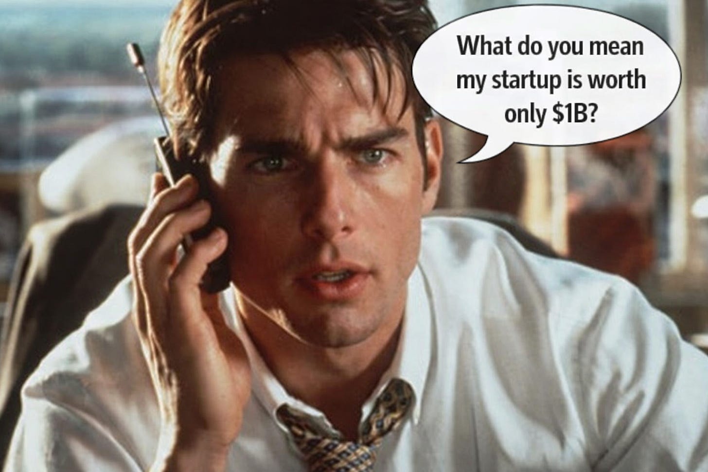 Founder reacting emotionally to a lower-than-expected startup valuation Founder reacting emotionally to a lower-than-expected startup valuation