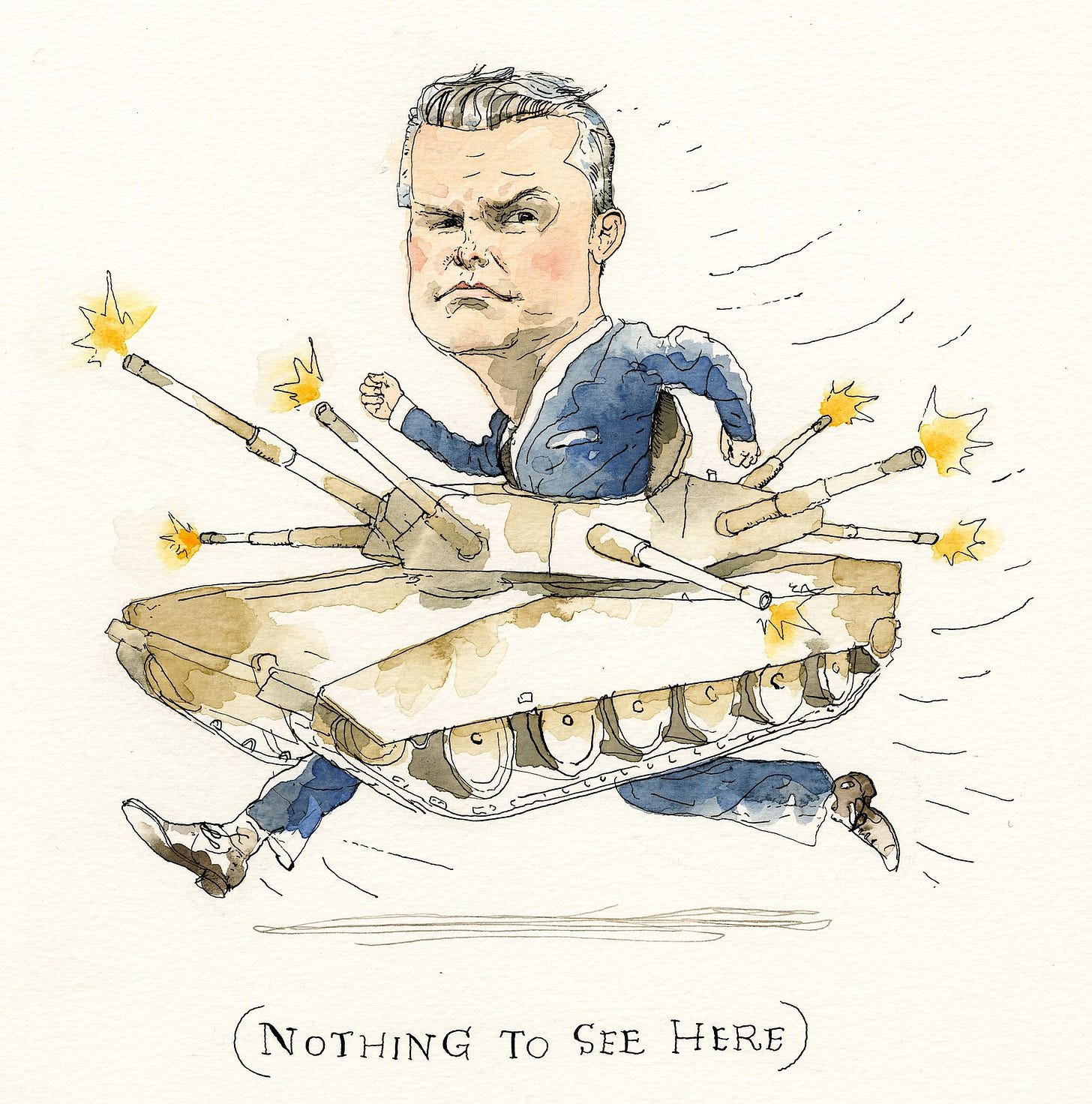 Pete Hegseth, in the Tank | The New Yorker Pete Hegseth, in the Tank | The New Yorker