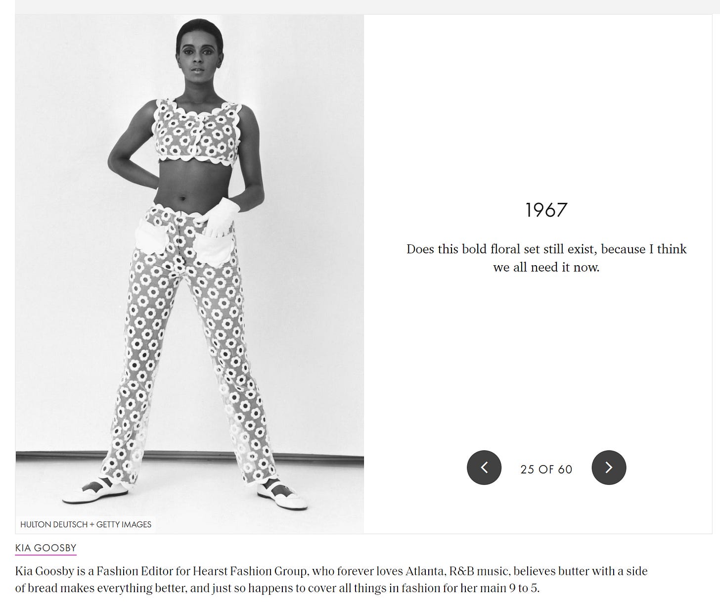 '60s floral trend.