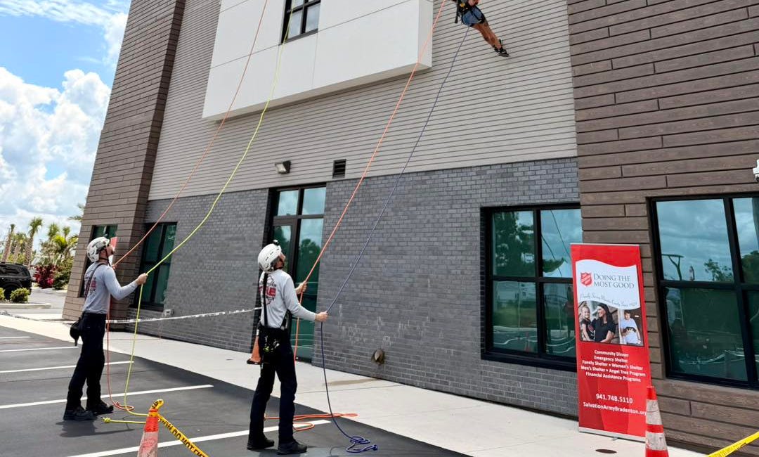 The Salvation Army Over The Edge Delivers a Bold Leap for Children and Families in Need