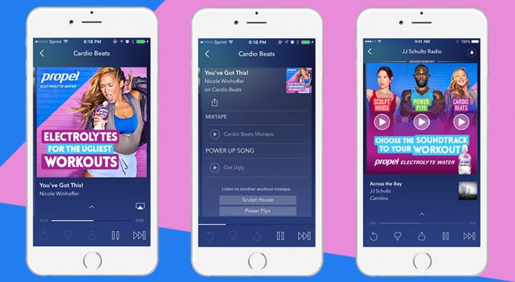 Pandora workout content 2017 840x460