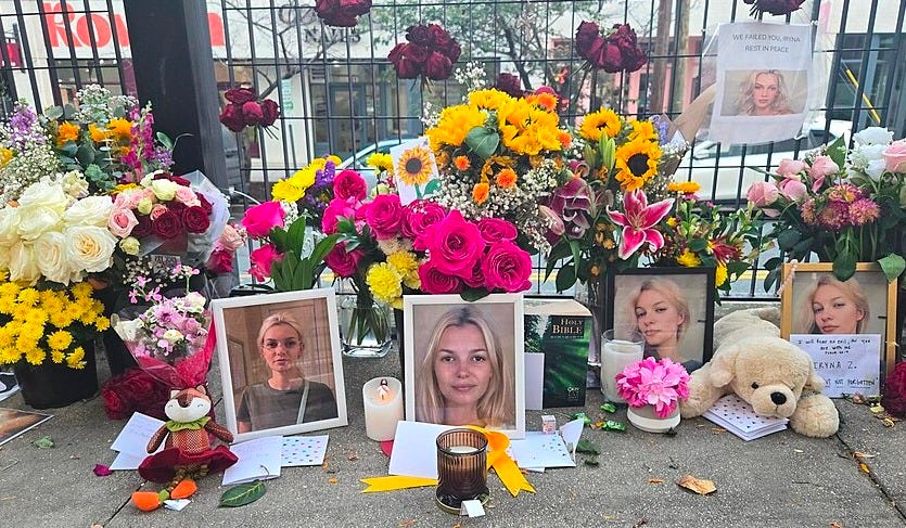 File:Iryna Zarutka memorial at EastWest Blvd Station September 15th, 2025.jpg File:Iryna Zarutka memorial at EastWest Blvd Station September 15th, 2025.jpg