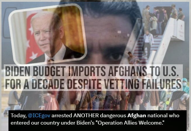 Homeland Security Arrests ISIS-K Terrorist Afghan Migrant Who Entered the Country Under Biden&rsquo;s Operation Allies Welcome