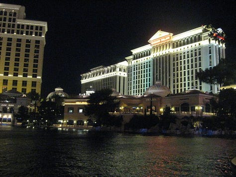 Compliation of photos ofthe Las Vegas strip taken in 2011