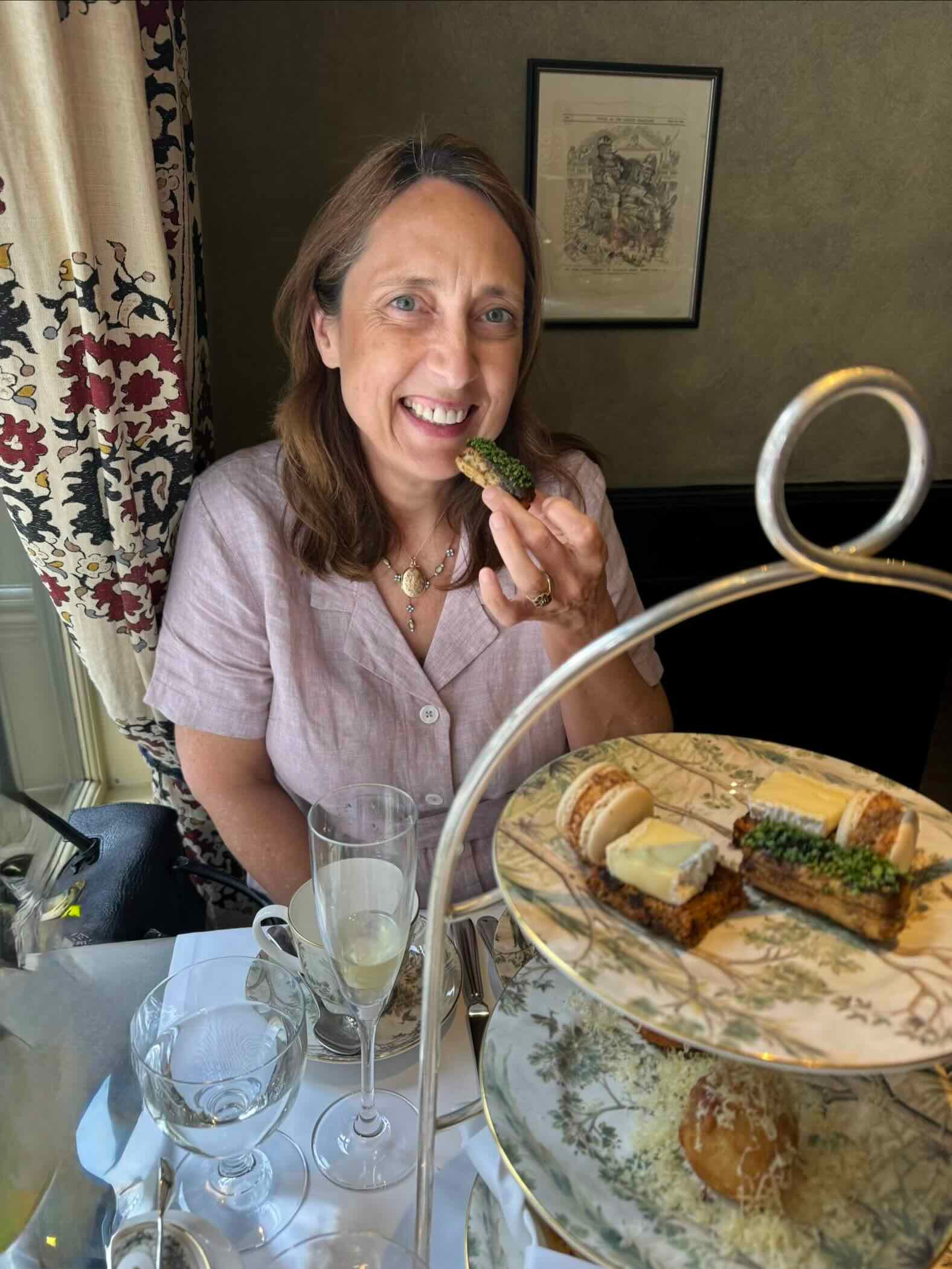 I tried London’s new Afternoon Cheese tea