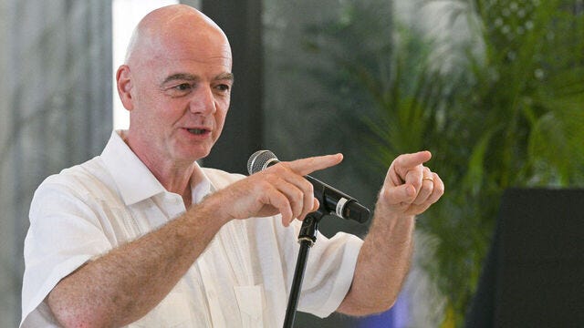 Infantino suggests players covering mouths when speaking co…