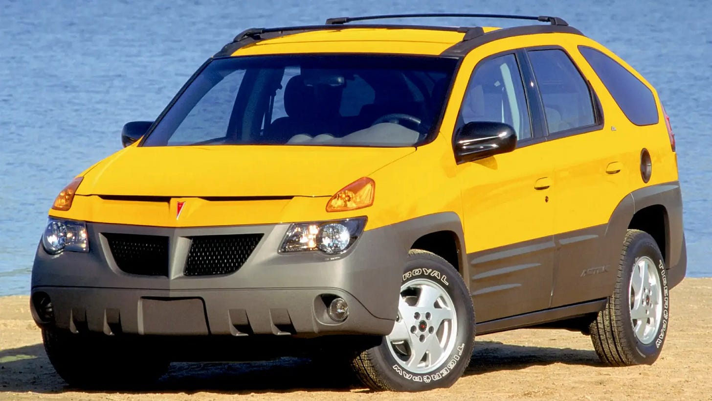Pontiac Aztek: The world's ugliest car comes to Australia | Drive Flashback