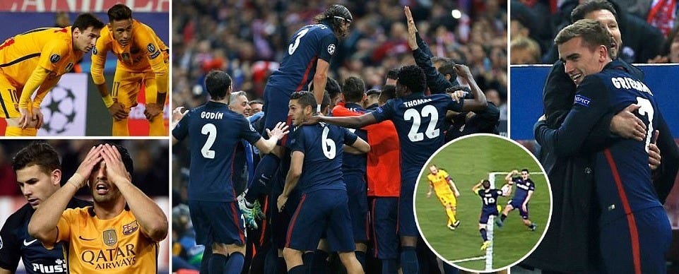 two european giants barcelona and psg knocked out of the champions league 2016 images two european giants barcelona and psg knocked out of the champions league 2016 images