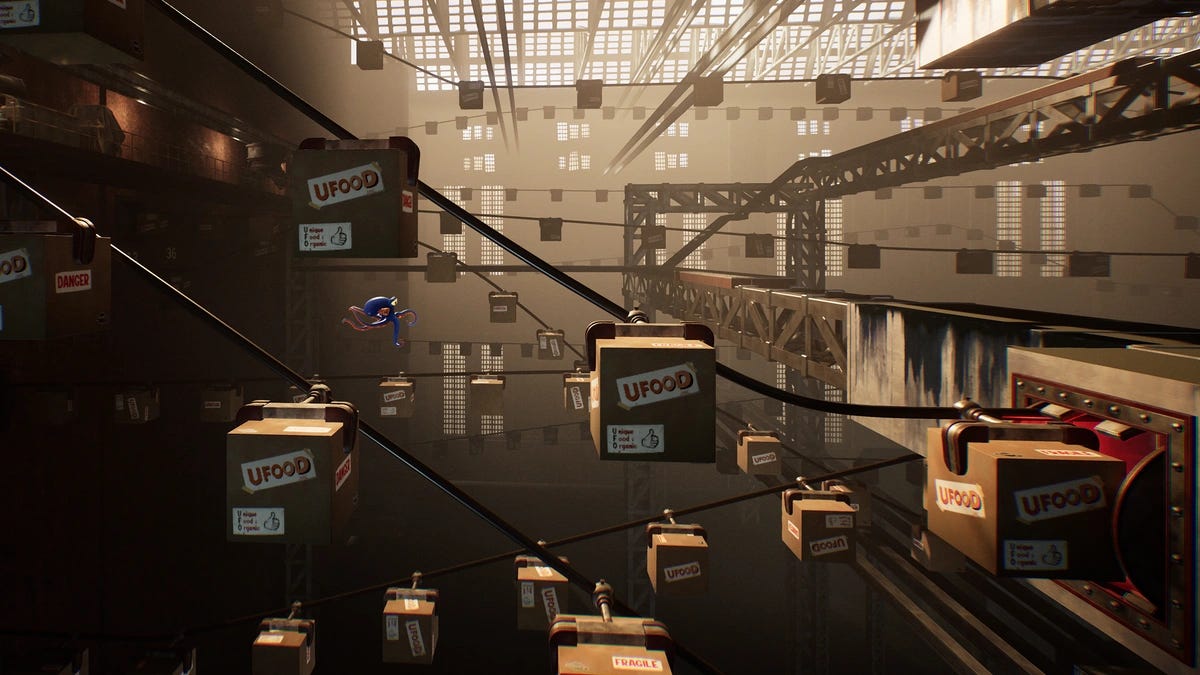 A stealthy octopus takes center stage in the cinematic 2.5D platformer Darwin's Paradox! - Unreal Engine A stealthy octopus takes center stage in the cinematic 2.5D platformer Darwin's Paradox! - Unreal Engine