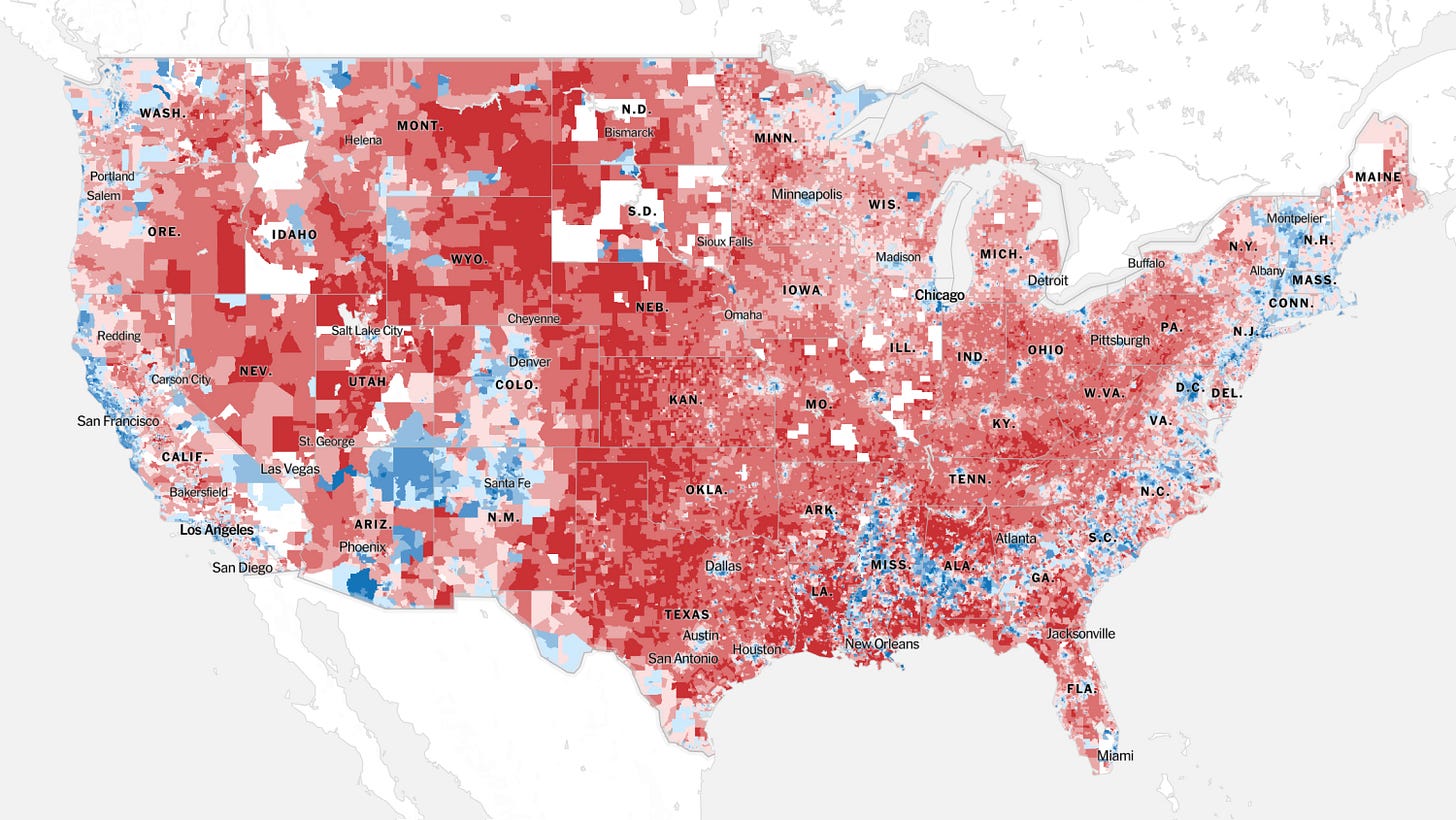 An Extremely Detailed Map of the 2024 Election Results: Trump vs. Harris - The New York Times An Extremely Detailed Map of the 2024 Election Results: Trump vs. Harris - The New York Times
