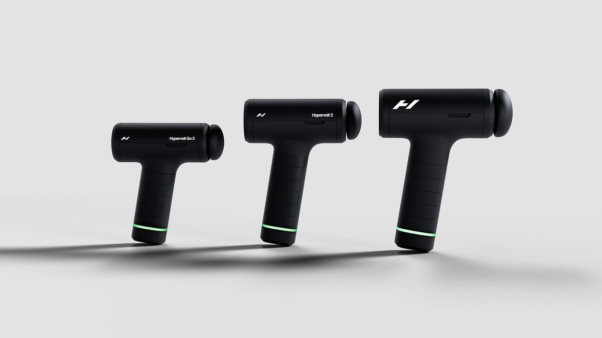 Hyperice Introduces Hypervolt 3 Line: More Powerful, Quieter, and