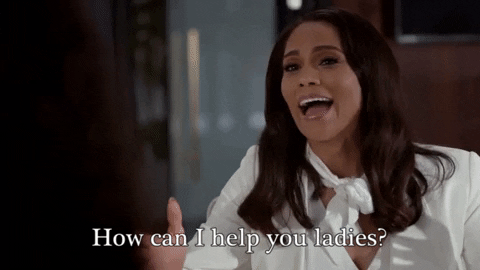 How-can-i-help-you-ladies GIFs - Get the best GIF on GIPHY