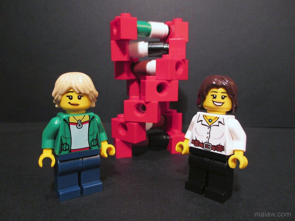 doudna-charpentier in Lego by Maia Weinstock | Jennifer Dou… | Flickr doudna-charpentier in Lego by Maia Weinstock | Jennifer Dou… | Flickr