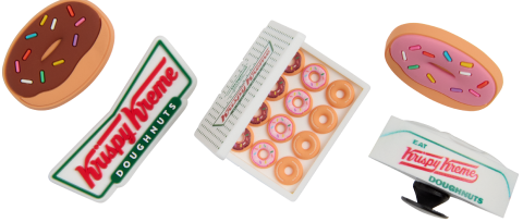Krispy Kreme Jibbitz Charms for Clog Shoes