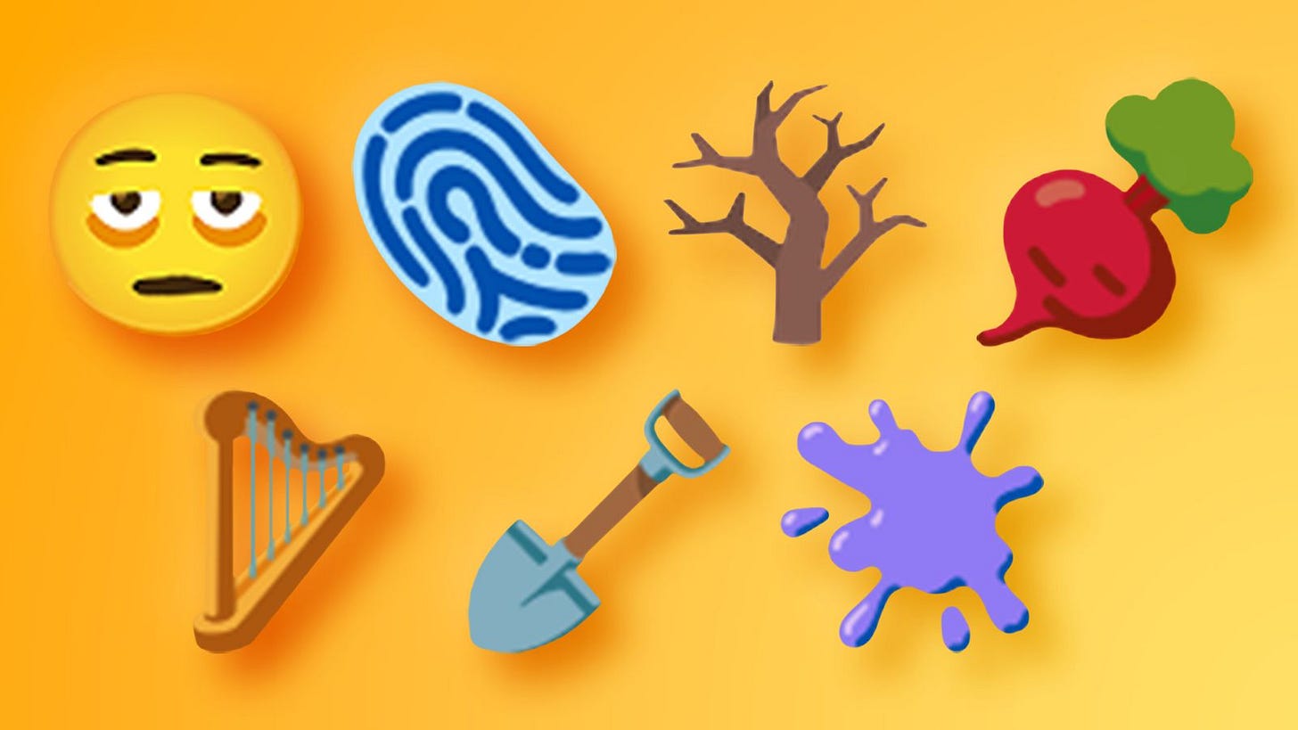 Next Emoji Coming to iOS Could Include Face With Eye Bags, Shovel,  Fingerprint, Splatter and More - MacRumors