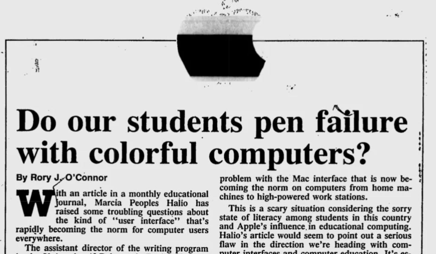 Thinking Different is Never Popular (at First)