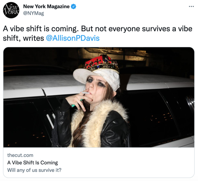 NY Mag | Vibe Shift | Know Your Meme