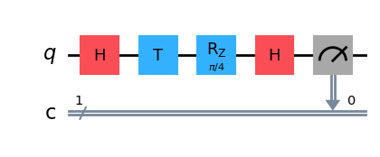 Build A Quantum Circuit Using Single-Qubit Quantum Gates With Qiskit