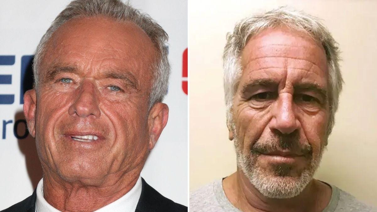 Photo of Robert F. Kennedy Jr, Jeffrey Epstein, Photo of Robert F. Kennedy Jr, Jeffrey Epstein,