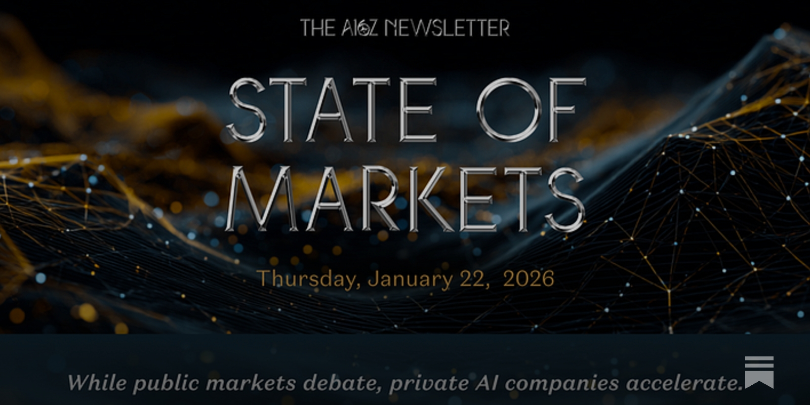 State of Markets - by David George - a16z