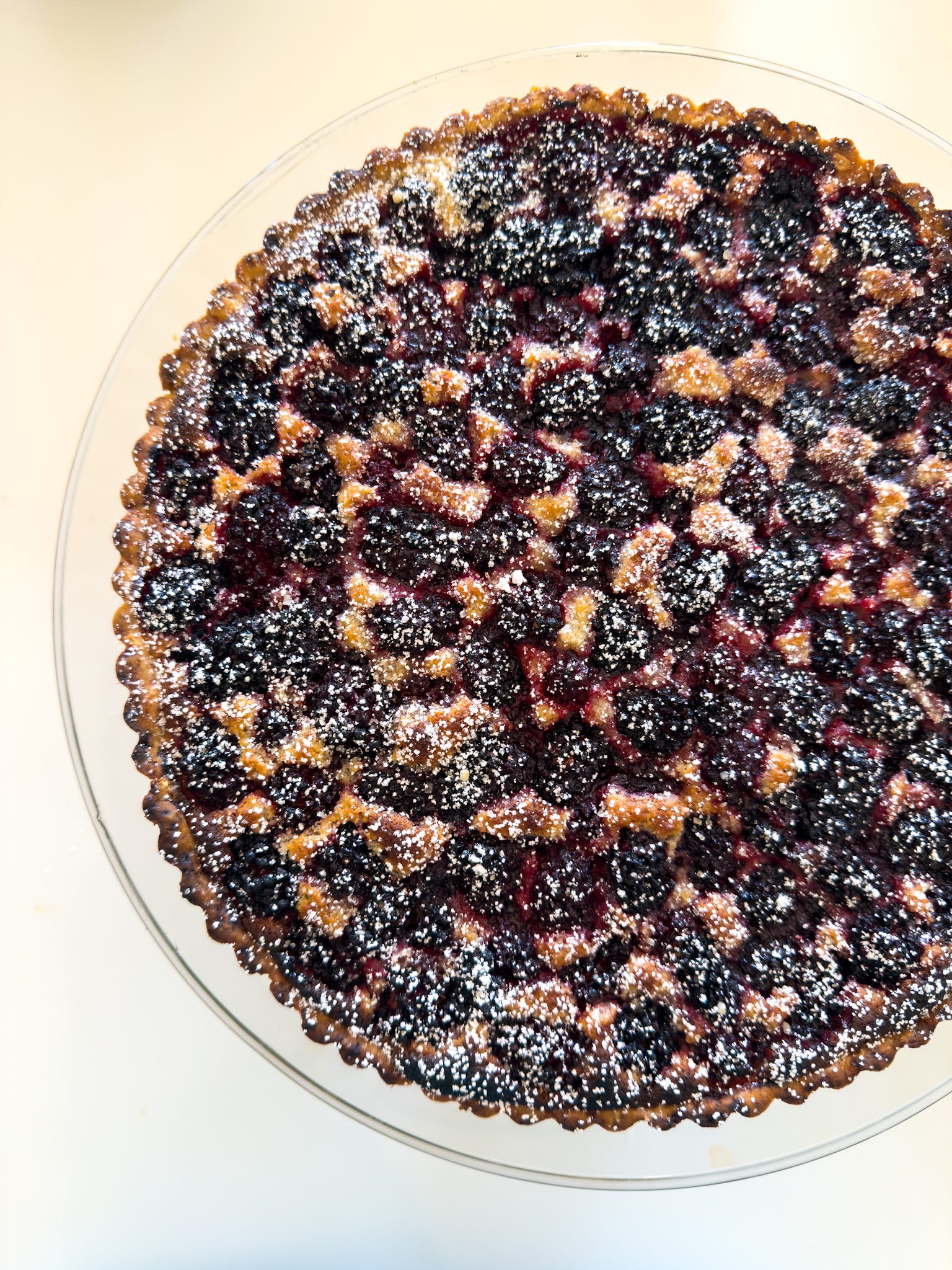 Blackberry Frangipane Tart - by Emily Claire Baird