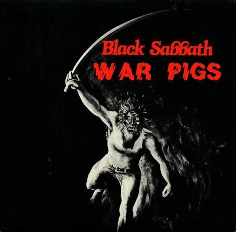 Black Sabbath War Pigs. Album artwork from a Japanese single of ...