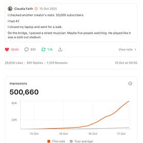 The Notes Playbook for Your First 1,000 Subscribers