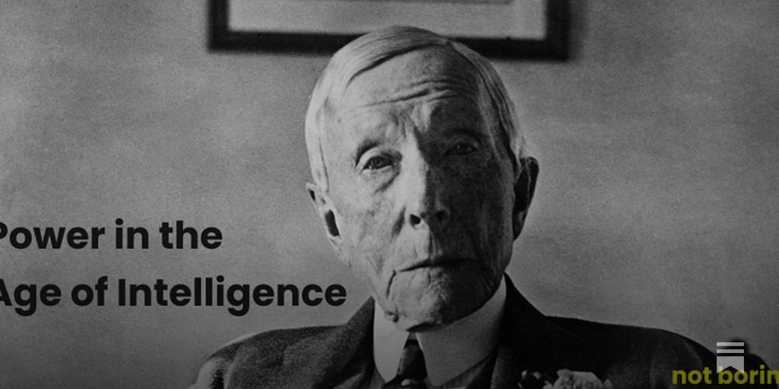 Power in the Age of Intelligence