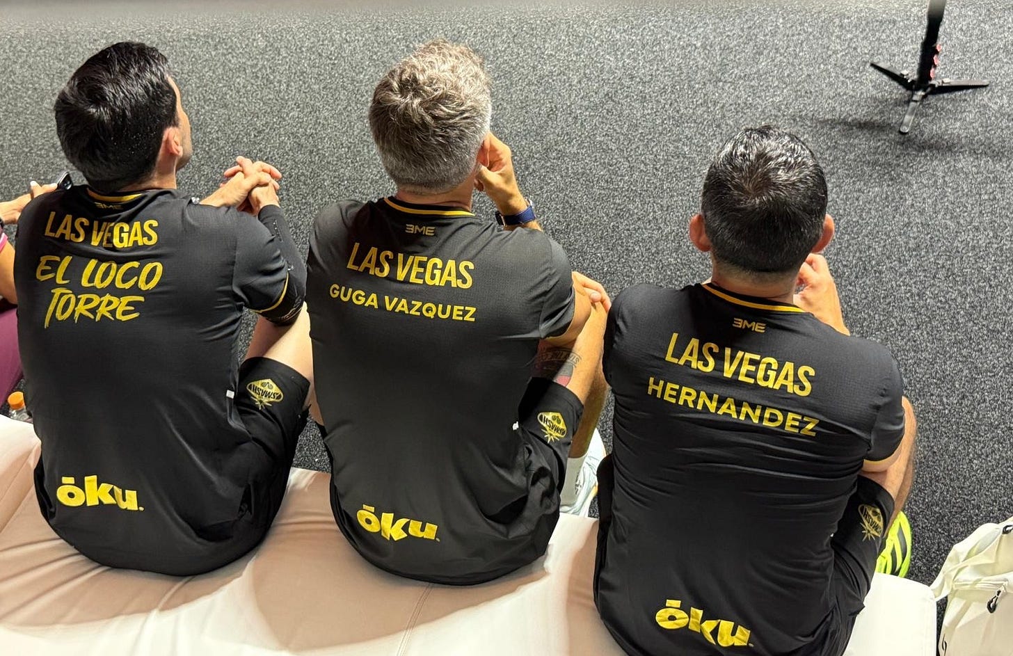 Pro Padel League players from the Las Vegas Smash Pro Padel League players from the Las Vegas Smash