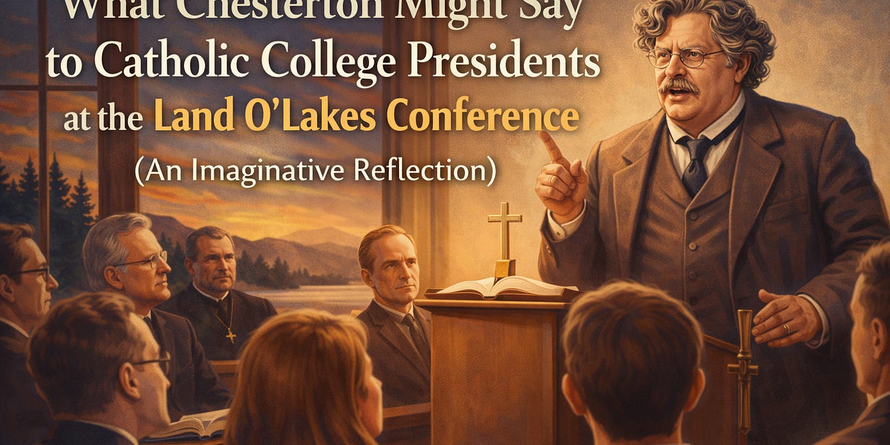 A Friendly Word to Catholic University Presidents at the Notre Dame Land O'Lakes Conference