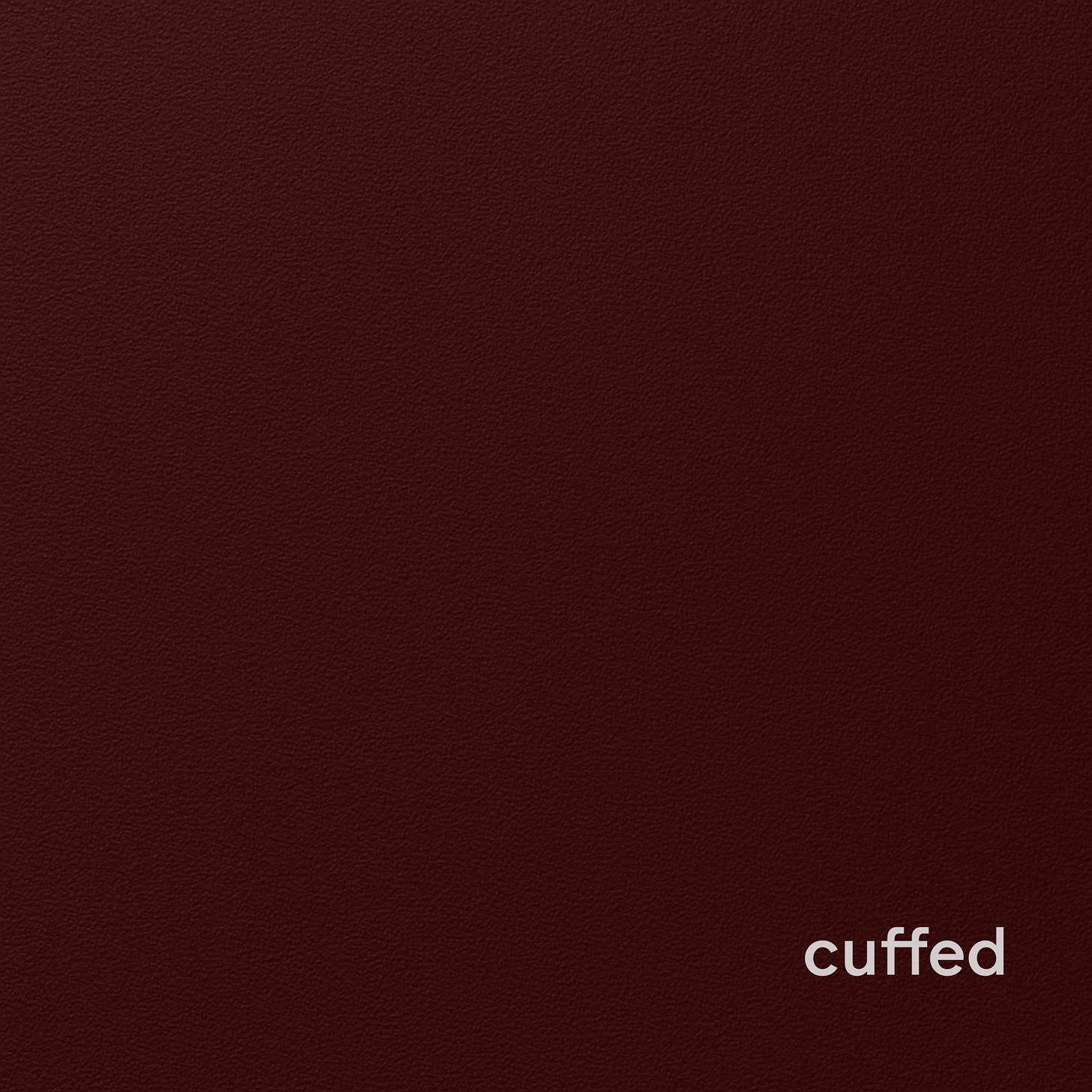 deep oxblood red textured background, cuffed wordmark lowercase sans-serif in cream bottom-right corner, moody minimal cover art for the red room — cuffed's premium relationship psychology directive series on attachment, dating, and emotional patterns. deep oxblood red textured background, cuffed wordmark lowercase sans-serif in cream bottom-right corner, moody minimal cover art for the red room — cuffed's premium relationship psychology directive series on attachment, dating, and emotional patterns.