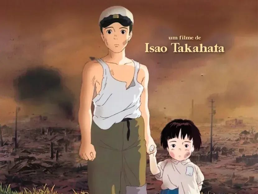 animacao studio ghibli tumulo dos vagalumes anime netflix