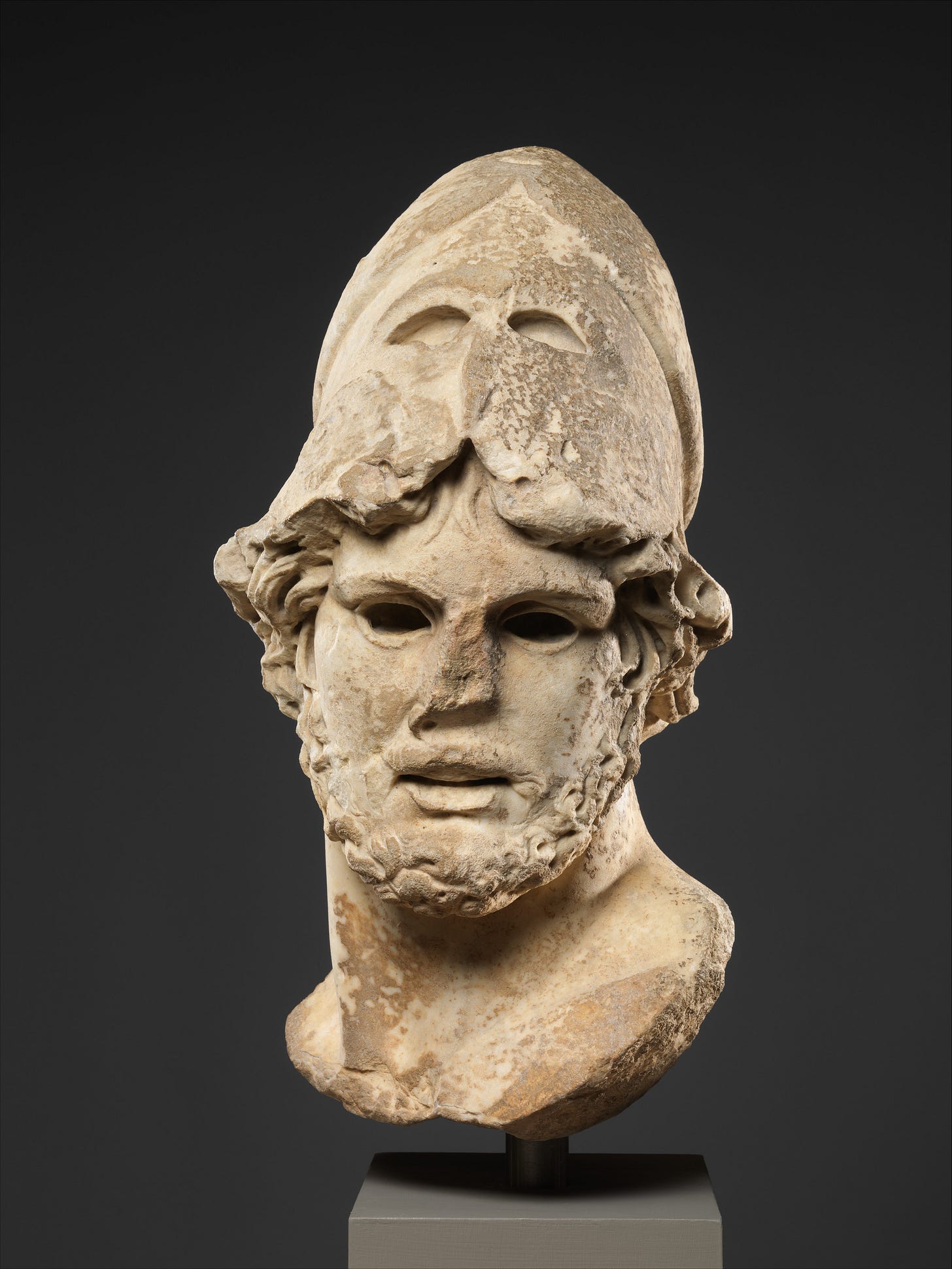Marble head of a Greek general | Roman | Imperial | The ...