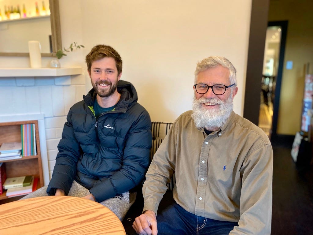 In Frankie & Mo's wine bar