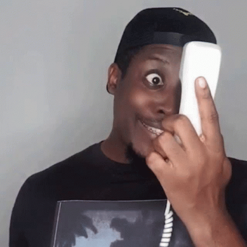 GIF of man hanging up the phone GIF of man hanging up the phone