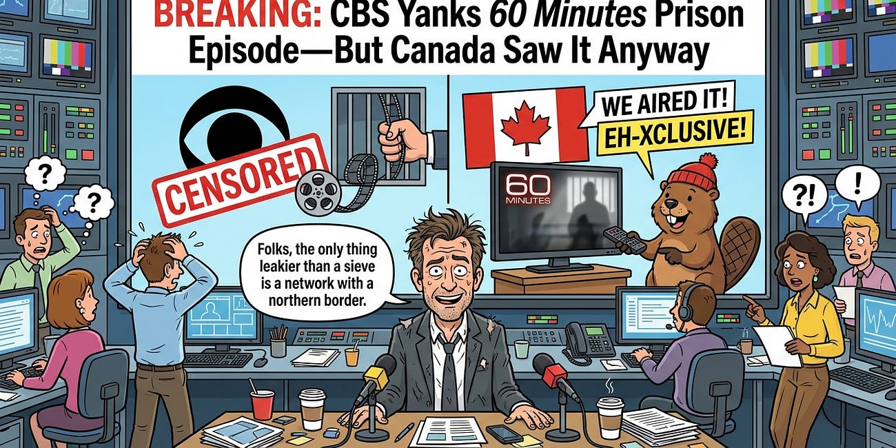 BREAKING: CBS Yanks 60 Minutes Prison Episode—But Canada Saw It Anyway