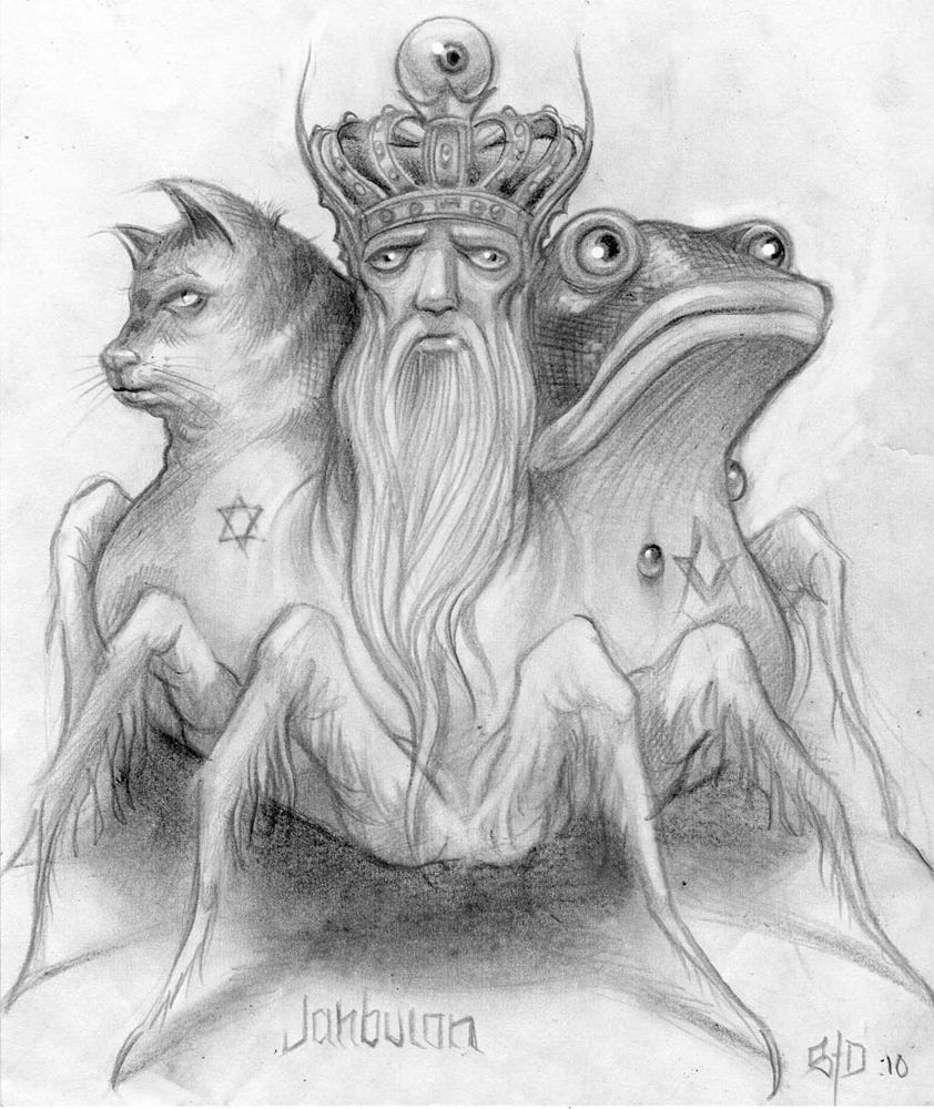 Steven Daily – Jahbulon study – La Luz de Jesus Gallery