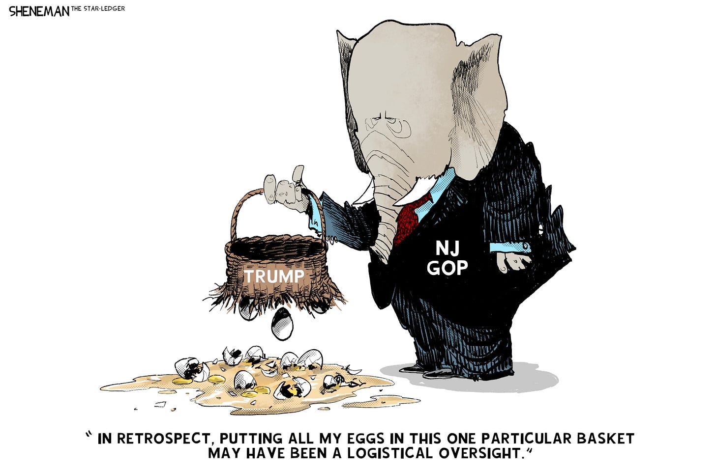 Is it time for NJ Republicans to break up with Trump? | Sheneman cartoon -  nj.com