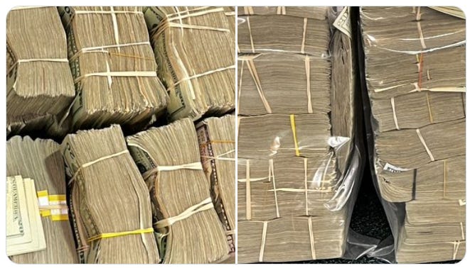 Dallas DEA Agents seized two million dollars worth of Sinaloa Cartel cash and arrested five people this week Dallas DEA Agents seized two million dollars worth of Sinaloa Cartel cash and arrested five people this week