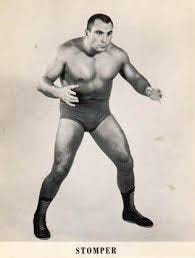 The Stomper" Archie Gouldie From Carbon, Alberta, Canada. Also known as Masked Bounty Hunter, The Midnight Stallion & the Mongolian Stomper. Debuting in 1962 in Stampede, Gouldie later moved to places like The Stomper" Archie Gouldie From Carbon, Alberta, Canada. Also known as Masked Bounty Hunter, The Midnight Stallion & the Mongolian Stomper. Debuting in 1962 in Stampede, Gouldie later moved to places like