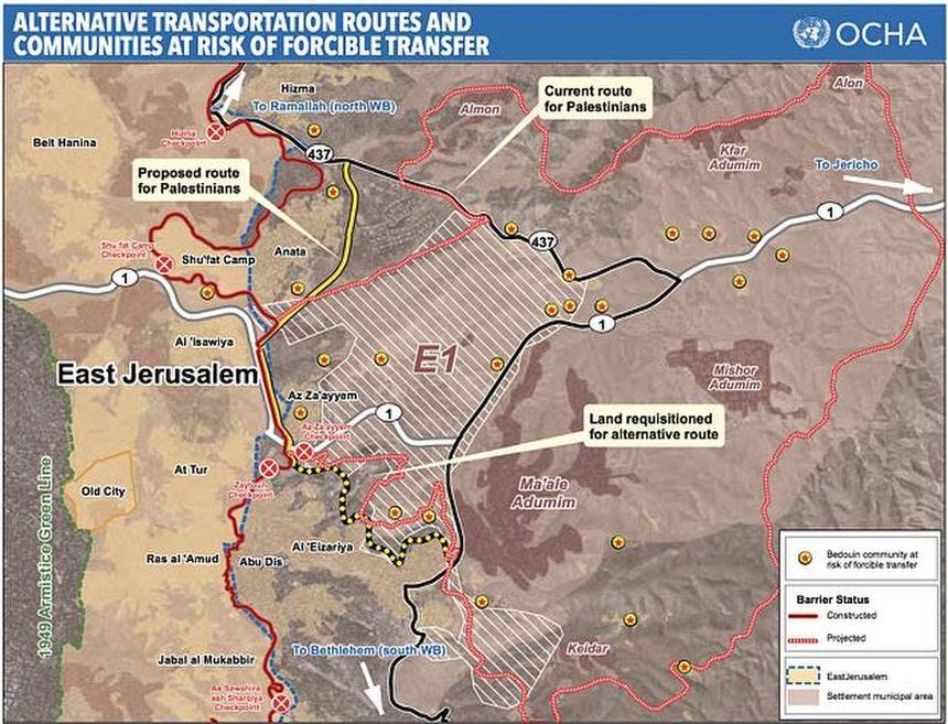 E1 (West Bank) - Wikipedia E1 (West Bank) - Wikipedia