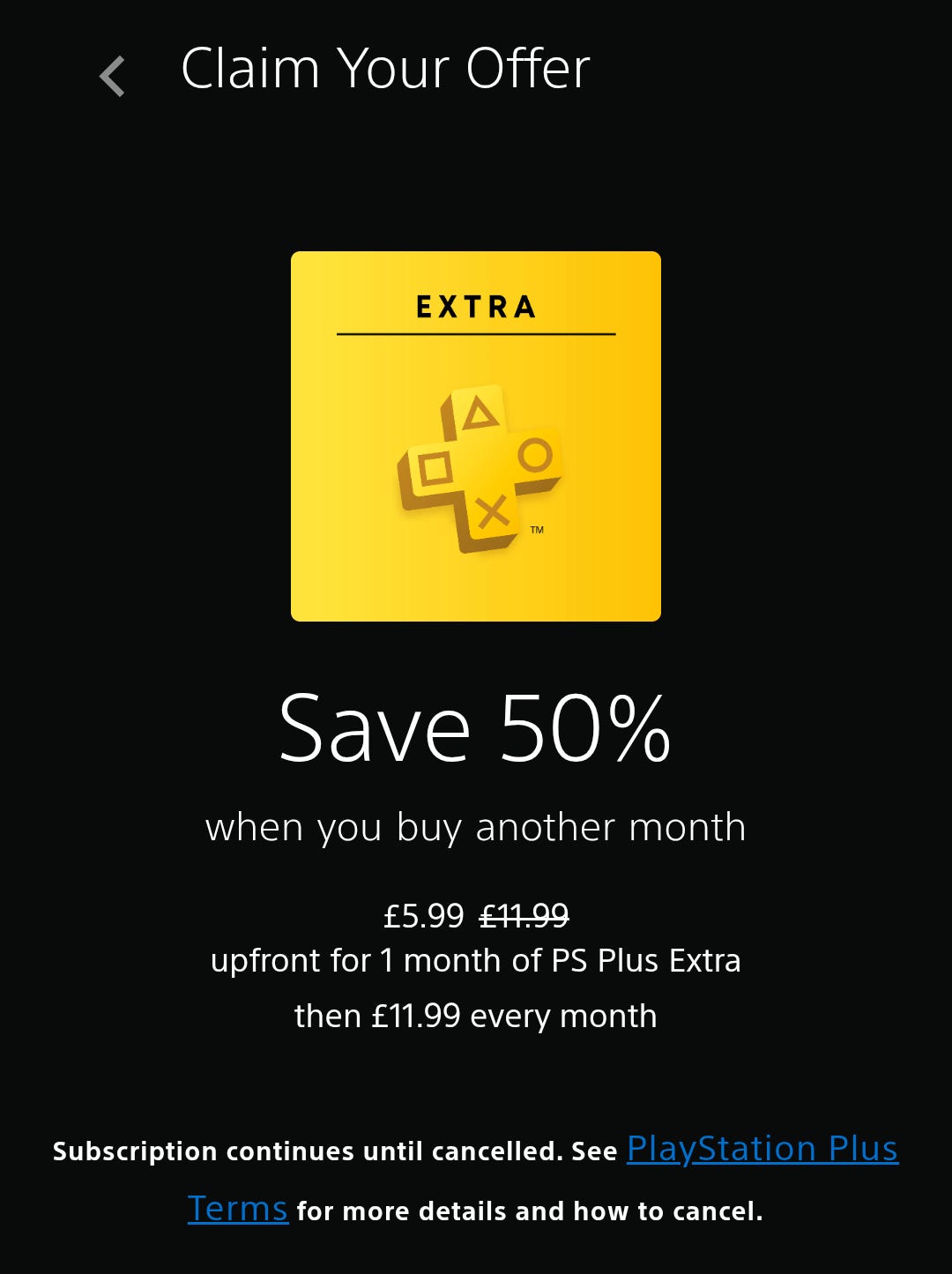 50% off 3 months ps plus extra when you try to cancel your subscription. : r/PlayStationPlus 50% off 3 months ps plus extra when you try to cancel your subscription. : r/PlayStationPlus