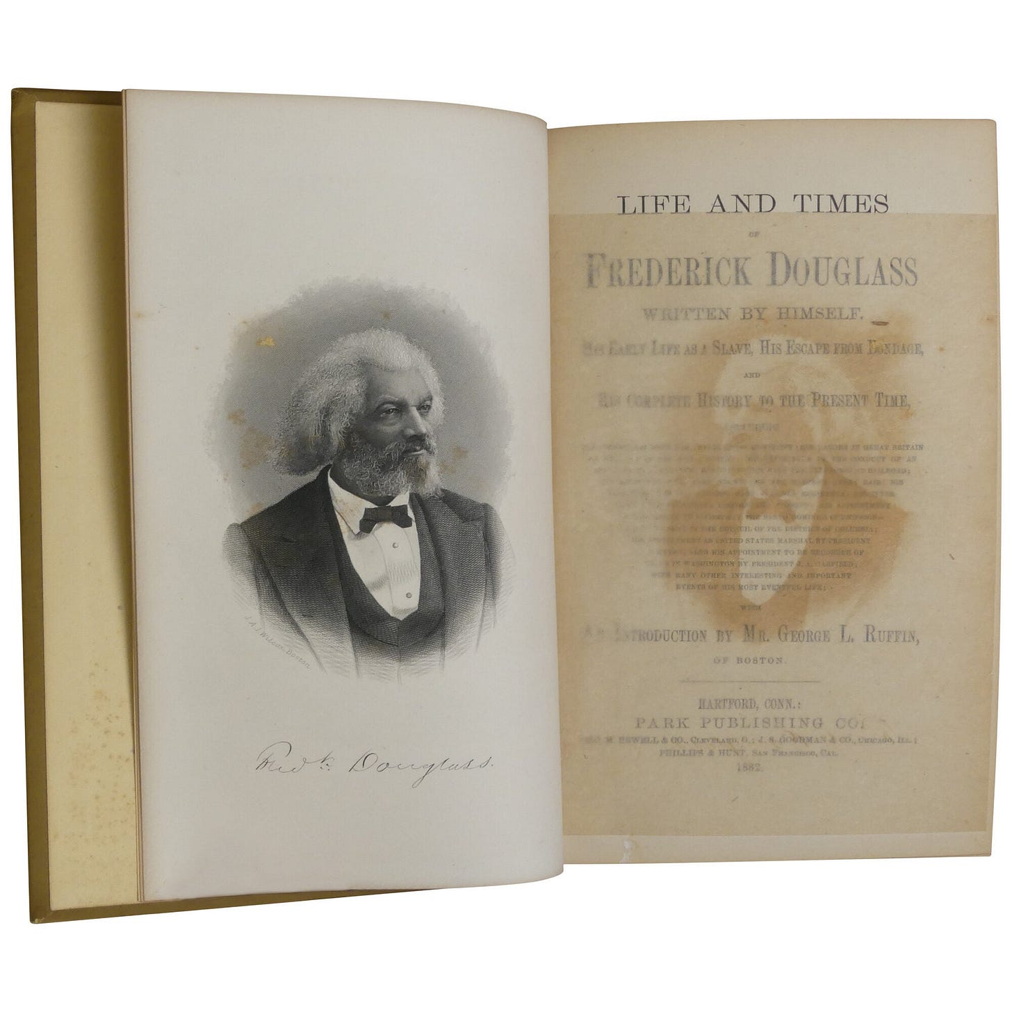 Image 4 of 5 for Life and Times of Frederick Douglass, Written By Himself. His Early Life as a Slave, His Escape from Bondage, and His Complete History to the Present Time...