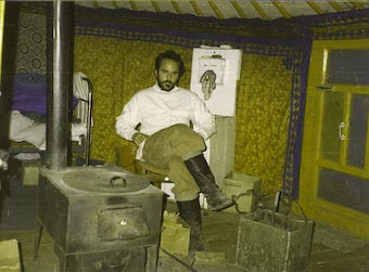 Author's friend John Klun in Mongolia.