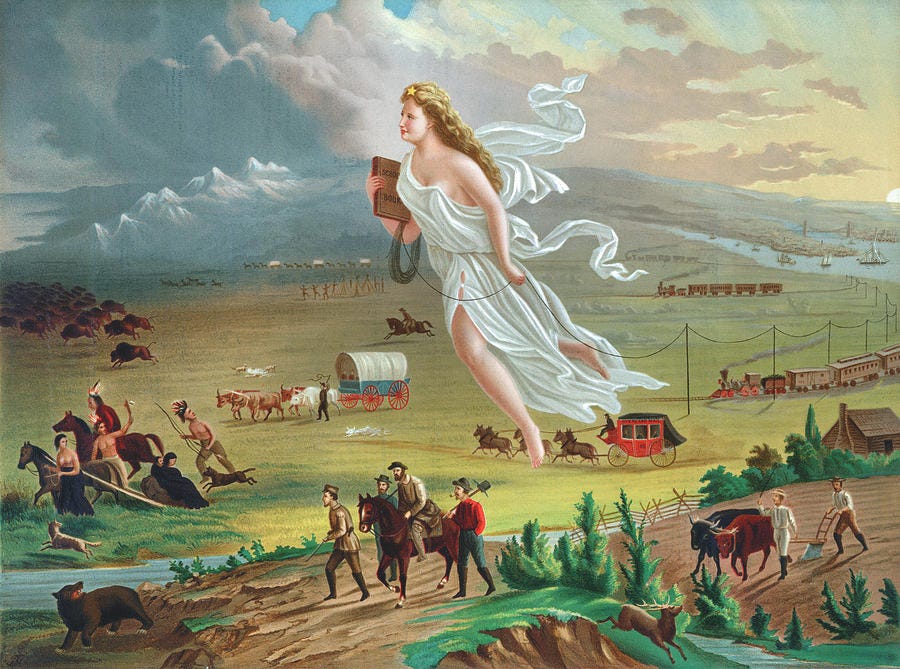 American Progress Painting by John Gast