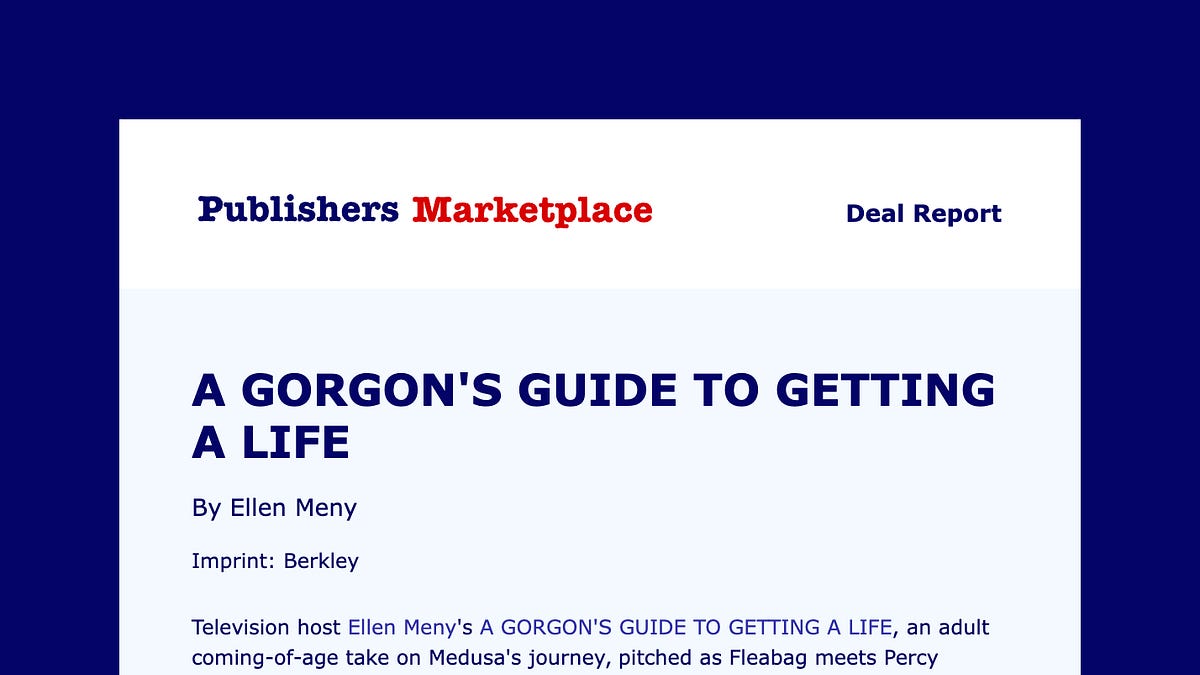 I'm going to be a published author!