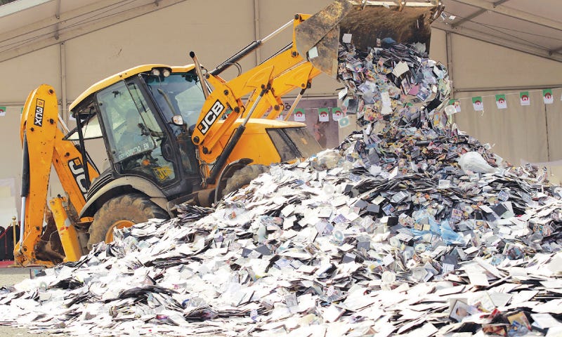 Algerian authorities destroy two million pirated CDs, DVDs - Newspaper -  DAWN.COM